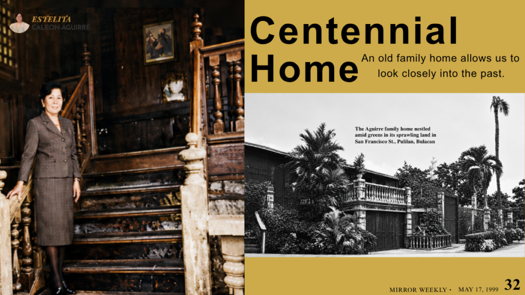 Centennial Home of Estelita Caleon-Aguirre