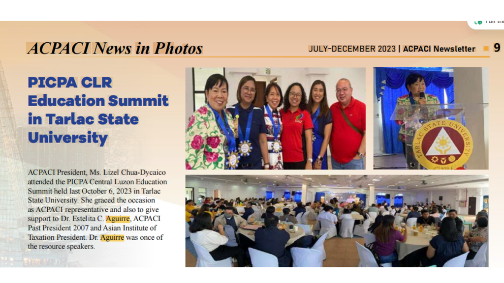 PICPA CLR Education Summit in Tarlac State University